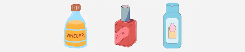 Icons representing the aromas and flavours of volatile acidity in wine