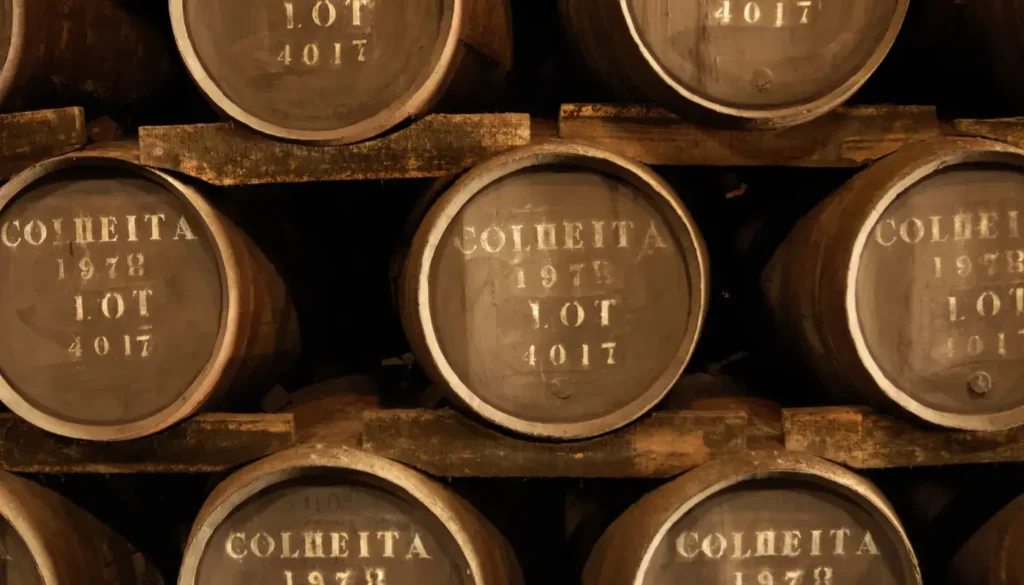 Barrels of Port Colheita